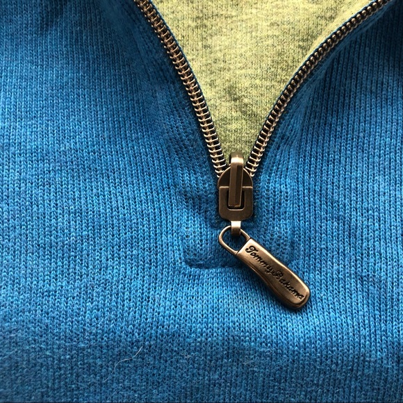 Tommy Bahama Reversible Quarter Zip Sweater - Picture 4 of 7
